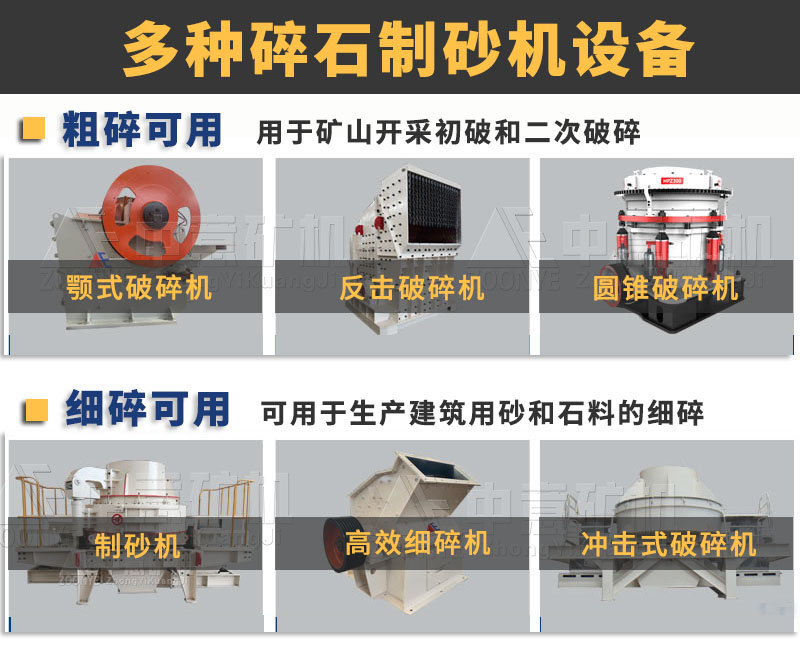 岩石破碎机主要设备