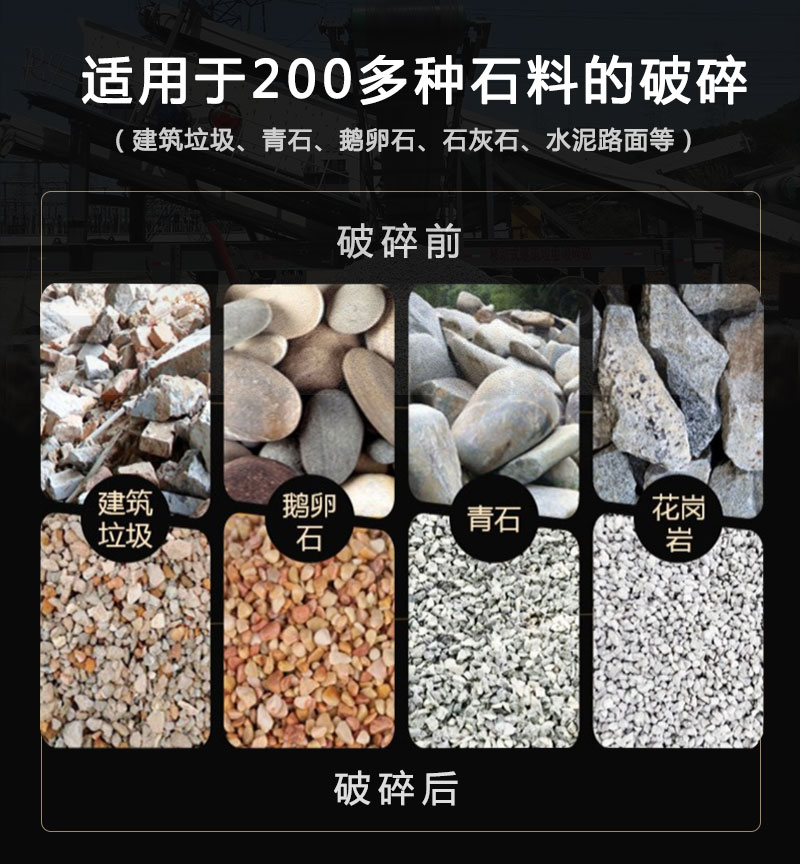 适合破碎多种物料