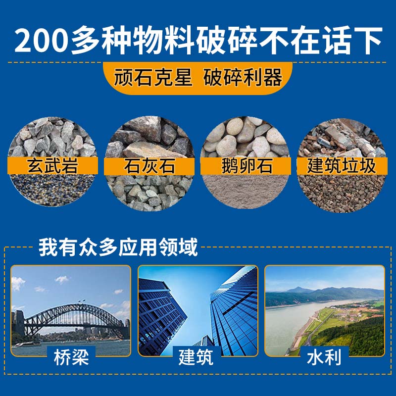 低碳的破石机应用