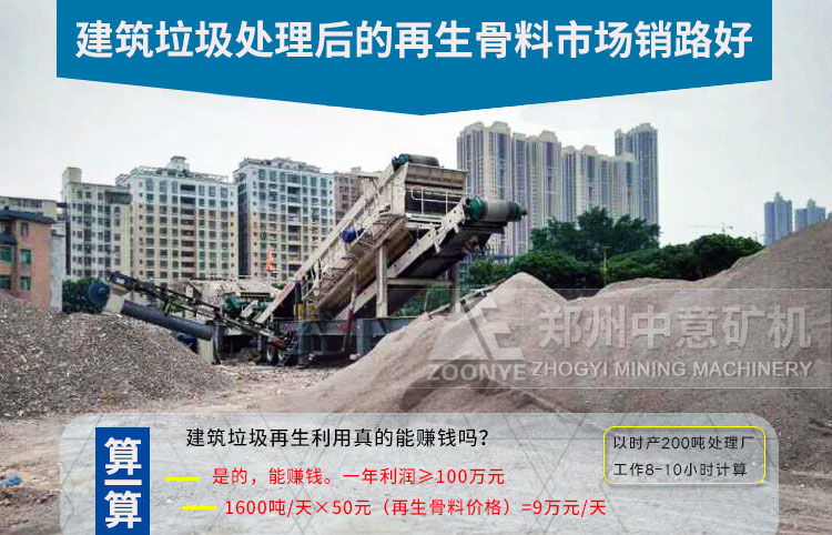 建筑垃圾利润分析